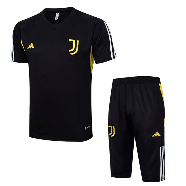 Camiseta Entrenamiento Juventus Conjunto Completo 2023-2024 Negro